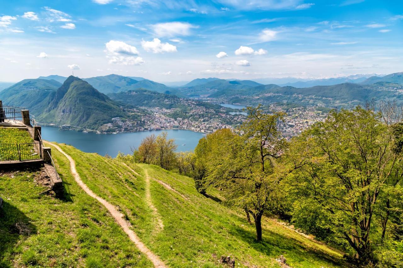 Apartmán Comfort Family House Lugano Exteriér fotografie